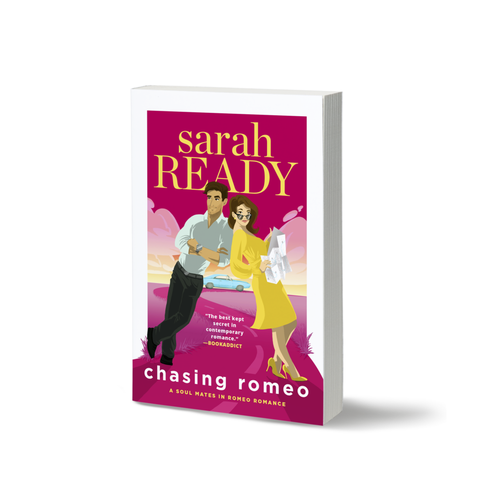 Enemies to lovers rom com romance book Chasing Romeo cover