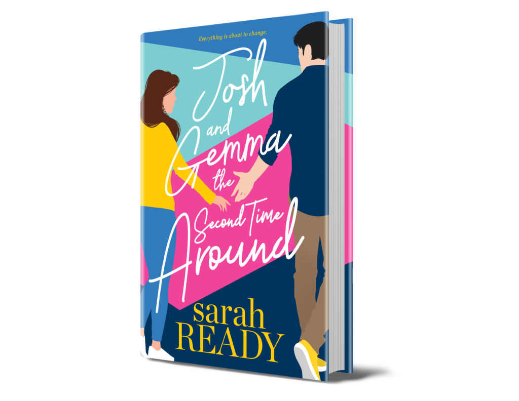 win a paperback of Josh and Gemma the Second Time Around. cover featuring Josh and Gemma reaching out for each other against a colored background. This is the highly anticipated sequel to the best selling Josh and Gemma Make a Baby by romance writer Sarah Ready