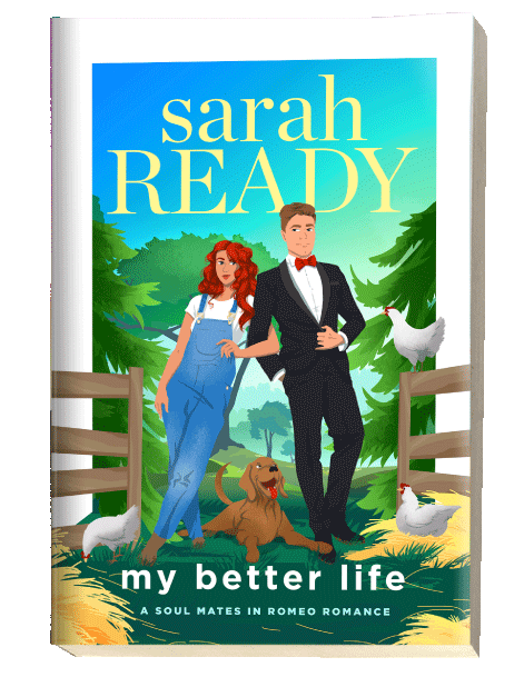 Cover of enemies to lovers amnesia romance My Better Life by best selling romance writer Sarah Ready